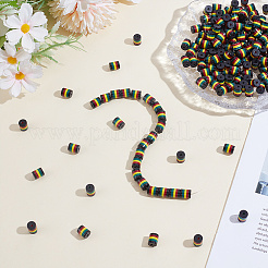 Opaque Resin Stripe Beads&nbsp;RESI-HY0001-31C