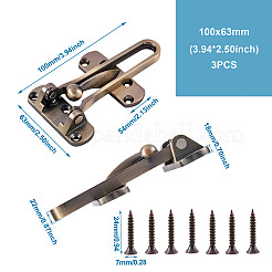 Zinc Alloy Swing Bar Door Lock&nbsp;LS-SW-TAC0002-01B