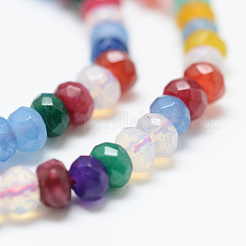 Natural White Jade Bead Strands&nbsp;X-G-R343-2x4-40