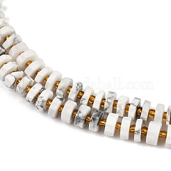Natural Howlite Beads Strands&nbsp;G-F796-A01-01