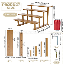 4-Tier Pine Commodity Shelf&nbsp;ODIS-WH0100-10