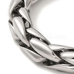 Non-Tarnish 304 Stainless Steel Chunk Wheat Chain Bracelets for Women Men&nbsp;BJEW-Q341-08P