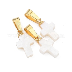 Natural Freshwater Shell Pendants&nbsp;PALLOY-JF05364