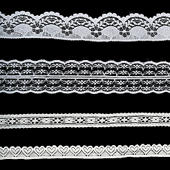 4 Styles Polyester Lace Trim&nbsp;OCOR-GF0005-25D