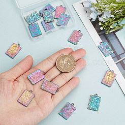 18Pcs 3 Style Rack Plating Alloy Pendants&nbsp;FIND-SC0003-39