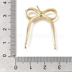 Brass Stud Earring Finding&nbsp;KK-U061-14B-G