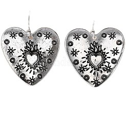 Retro Alloy Dangle Earrings&nbsp;WG4E71B-01
