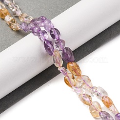 Natural Amethyst & Citrine Beads Strands&nbsp;G-L610-B06-01