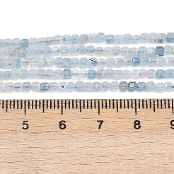 Natural Aquamarine Beads Strands&nbsp;G-L628-D10-2x2mm-01