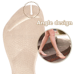 4 Pairs 2 Styles Cloth & Silicone Self-Adhesive Heel Grips&nbsp;AJEW-AR0005-43B