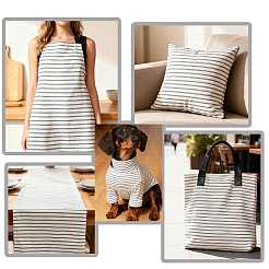 Stripe Polyester Fabric&nbsp;DIY-WH0816-131A