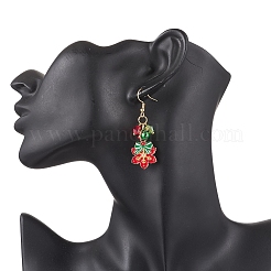 304 Stainless Steel Glass Dangle Earrings&nbsp;EJEW-JE06526
