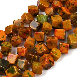 Dyed Natural Agate Beads Strands&nbsp;G-U029-D01