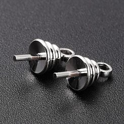 Brass Cup Pearl Peg Bails Pin Pendants&nbsp;KK-H759-33S