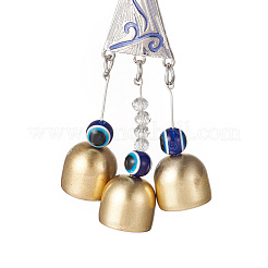 Handmade Lampwork Evil Eye Wind Chines&nbsp;HJEW-C001-09