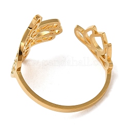 304 Stainless Steel Open Cuff Ring&nbsp;RJEW-Z026-01G