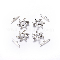 Tibetan Style Alloy Toggle Clasps&nbsp;LS-LF5115Y