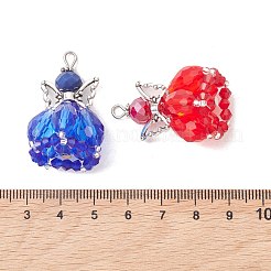 8Pcs Glass Pendants&nbsp;PALLOY-MZ01272