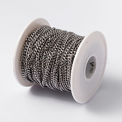 Tarnish Resistant 304 Stainless Steel Twisted Chains&nbsp;CHS-H007-48P