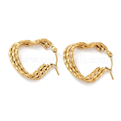 304 Stainless Steel Hoop Earrings&nbsp;EJEW-G423-24G