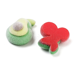 Flocking Opaque Resin Fruit Decoden Cabochons&nbsp;RESI-H165-13