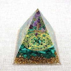 Orgonite Pyramid Resin Energy Generators&nbsp;PW-WGD4C6B-01
