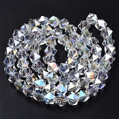 Electroplate Glass Beads Strands&nbsp;X-EGLA-S194-12A-C01