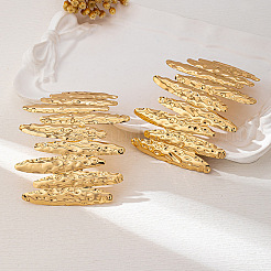 Oval Alloy Stud Earrings&nbsp;FS-WGEEE49-01