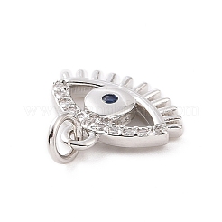 Brass Micro Pave Cubic Zirconia Charms&nbsp;KK-C012-25P