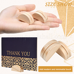 24Pcs Pine Wood Name Card Holder&nbsp;DJEW-SP0001-21A-02