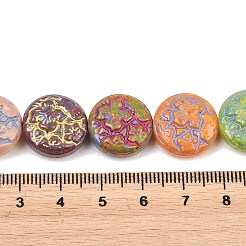 Painted Glass Beads Strands&nbsp;GLAA-F133-07A
