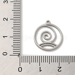 Non-Tarnish 304 Stainless Steel Pendants&nbsp;STAS-O005-18P