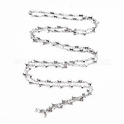 Non-Tarnish 201 Stainless Steel Heart & Oval Link Chains&nbsp;STAS-N092-116