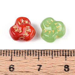 Twist Glass Beads&nbsp;GLAA-T025-37M