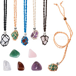 DIY Pendant Necklaces Making Kits&nbsp;DIY-FW0001-05