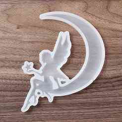 Fairy & Moon Shape Food Grade Silhouette Silicone Lollipop Molds&nbsp;DIY-D069-05