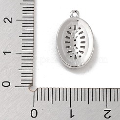 Brass with Clear Cubic Zirconia Pendants&nbsp;LS-KK-Z061-21B-P