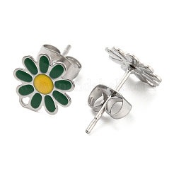 Non-Tarnish 304 Stainless Steel Stud Earrings&nbsp;STAS-B047-28P