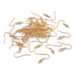 Brass Earring Hooks&nbsp;X-KK-F824-017G