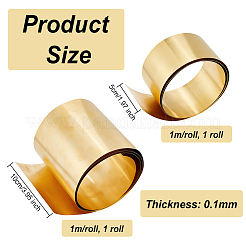 AHADEMAKER 2 Rolls 2 Style Brass Sheet&nbsp;KK-GA0001-48