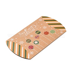 Christmas Theme Cardboard Candy Pillow Boxes&nbsp;CON-G017-02J