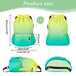 Oxford Cloth Drawstring Waterproof Backpack&nbsp;ABAG-WH0032-65B