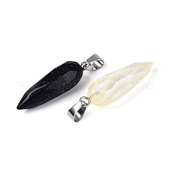 Natural & Synthetic Mixed Stone Pendants&nbsp;G-T143-23M