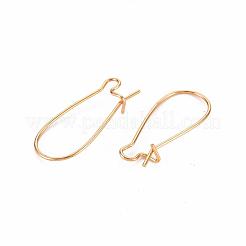 Brass Hoop Earrings&nbsp;KK-ZX022-09G