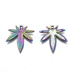 Rack Plating Rainbow Color Alloy Pendants&nbsp;PALLOY-S180-365