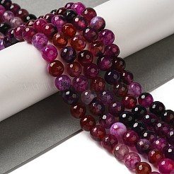 Dyed & Heated Natural Dragon Veins Agate Beads Strands&nbsp;G-P539-A01-09
