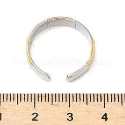 304 Stainless Steel Cuff Rings&nbsp;RJEW-S626-06GP-B