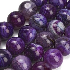 Natural Dragon Veins Agate Beads Strands&nbsp;GG-L001-L01-02E