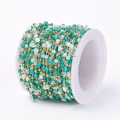 Handmade Glass Beaded Chains&nbsp;CHC-F008-A14