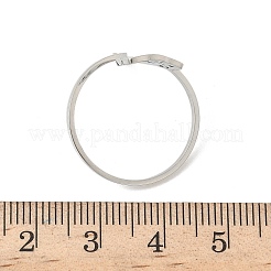 304 Stainless Steel Cuff Rings for Women&nbsp;RJEW-F195-02P